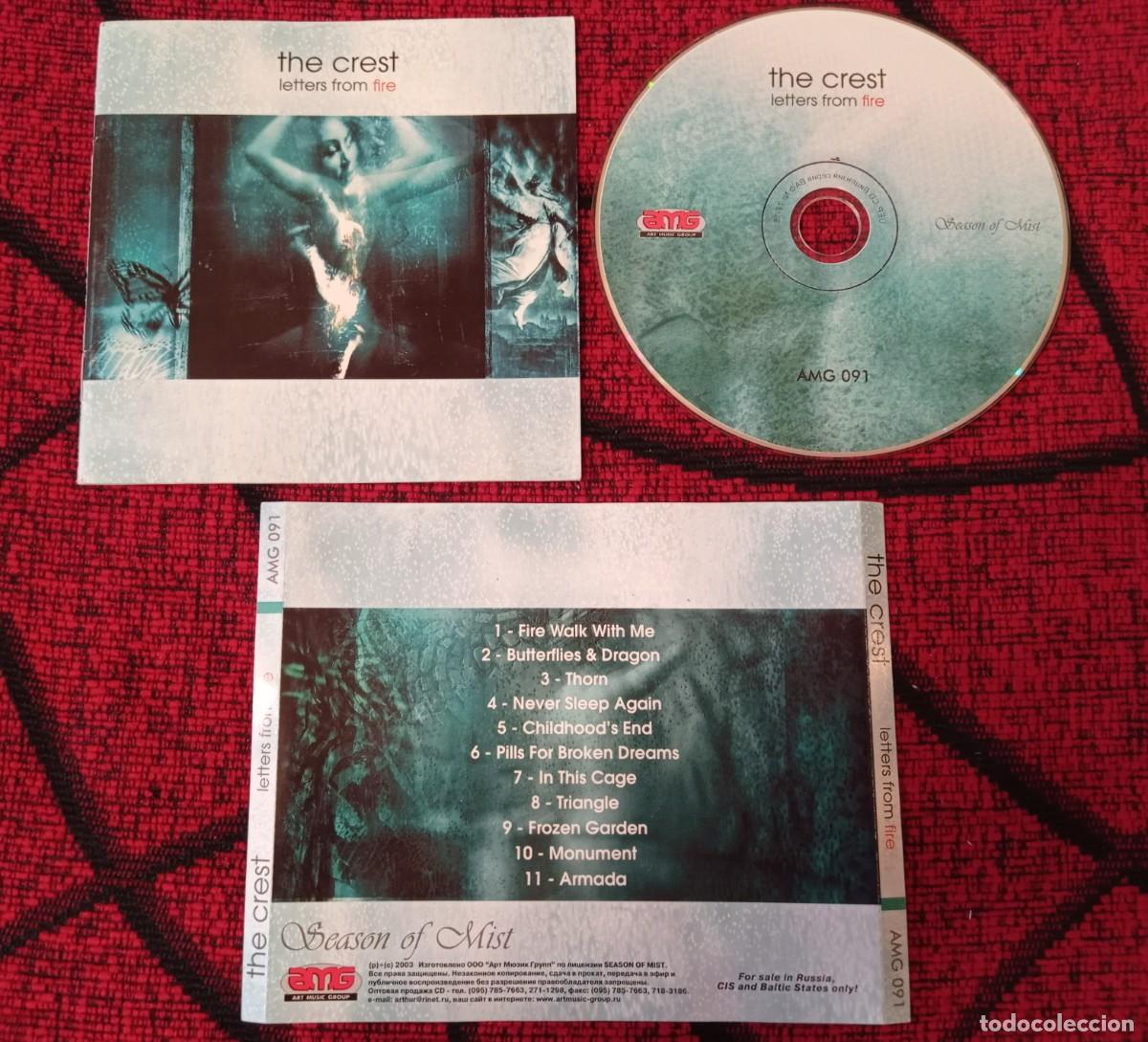 CDs de m&uacute;sica: THE CREST ** Letters From Fire ** CD ORIGINAL 2002 RUSIA