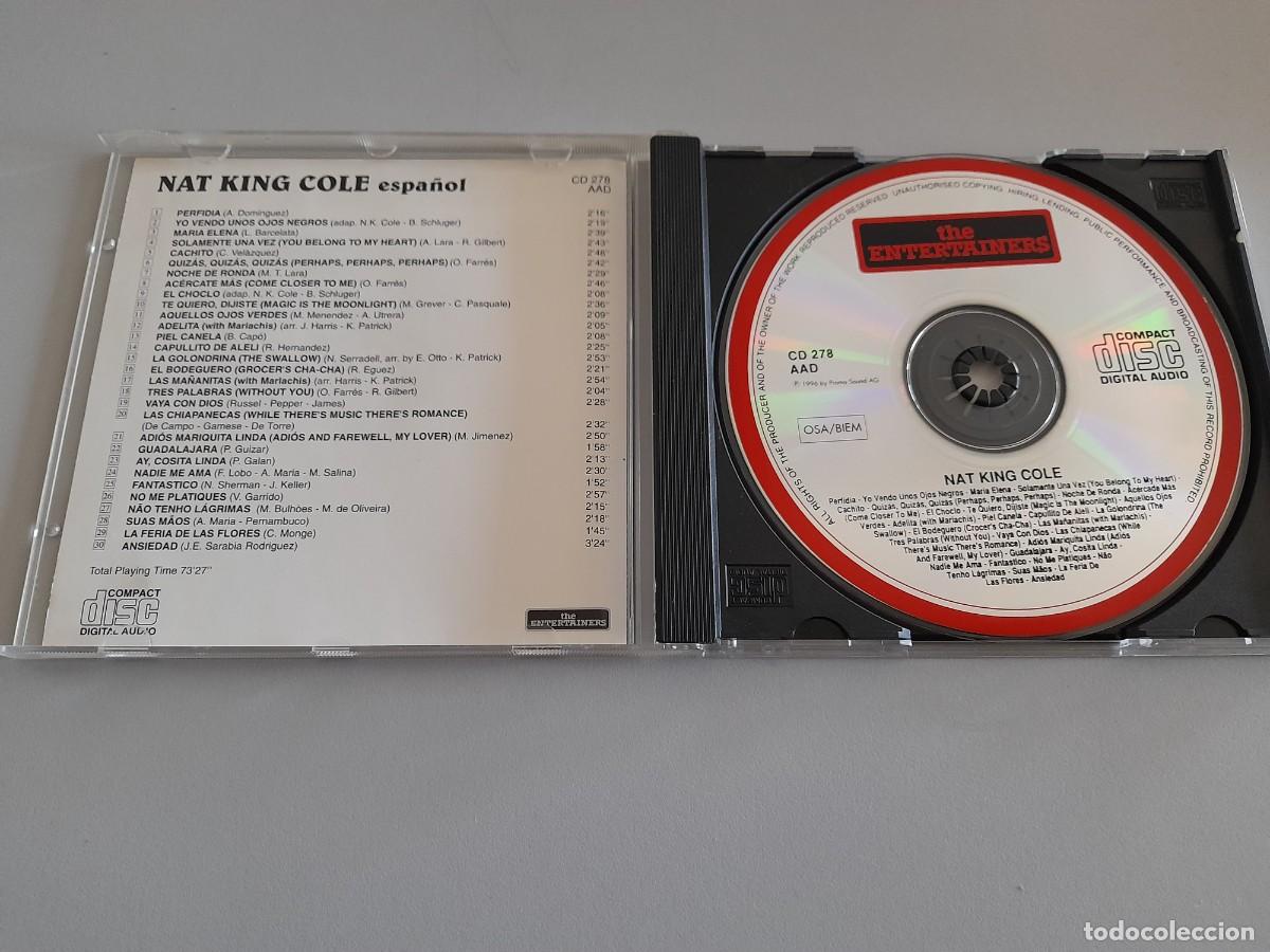 CDs de m&uacute;sica: NAT KING COLE EN ESPA&Ntilde;OL - 30 GRANDES EXITOS - CD - Foto 3