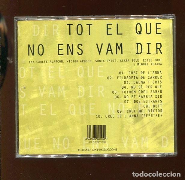 CDs de m&uacute;sica: g.-CD. Daniel Angl&egrave;s. Tot el que no ens vam dir. perfecte - Foto 2