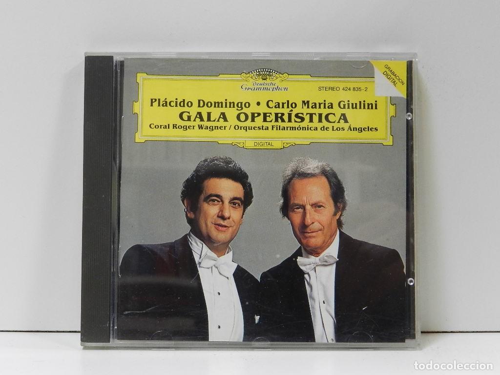 CDs de m&uacute;sica: DISCO CD. Placido Domingo &ndash; Gala Oper&iacute;stica. COMPACT DISC. - Foto 1