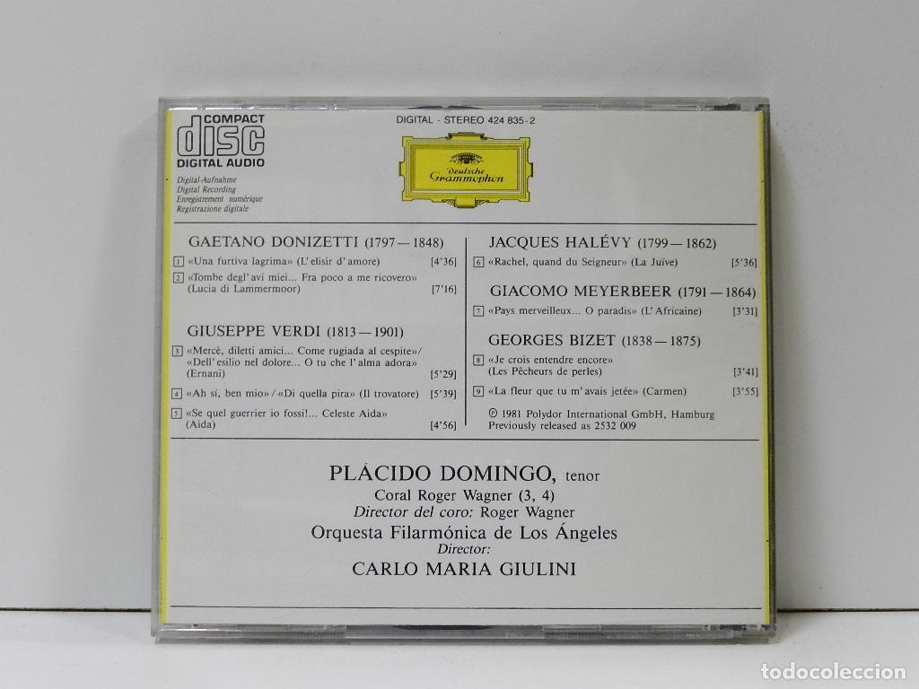 CDs de m&uacute;sica: DISCO CD. Placido Domingo &ndash; Gala Oper&iacute;stica. COMPACT DISC. - Foto 2
