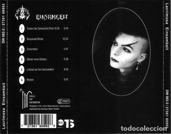 CDs de m&uacute;sica: Lacrimosa &ndash; Einsamkeit - Foto 2