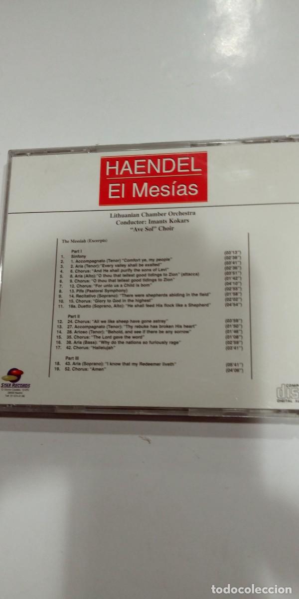 CDs de m&uacute;sica: Haendel El Mes&iacute;as - Foto 2