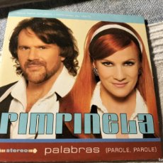 CDs de Música: RAR PROMO SINGLE CD. PIMPINELA. PALABRAS. ED. CARTÓN. Lote 380610029