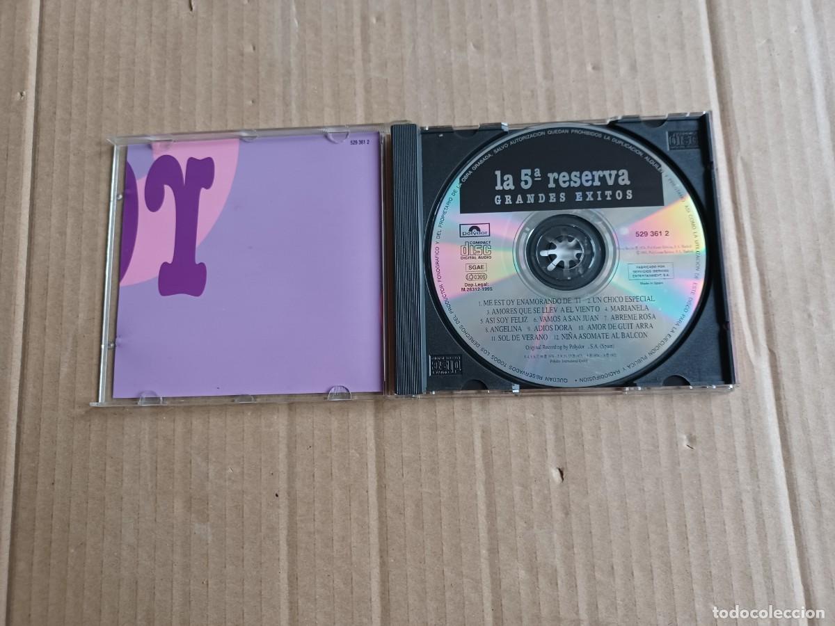 CDs de m&uacute;sica: LA 5&ordf; RESERVA - GRANDES EXITOS CD 1995 - Foto 2