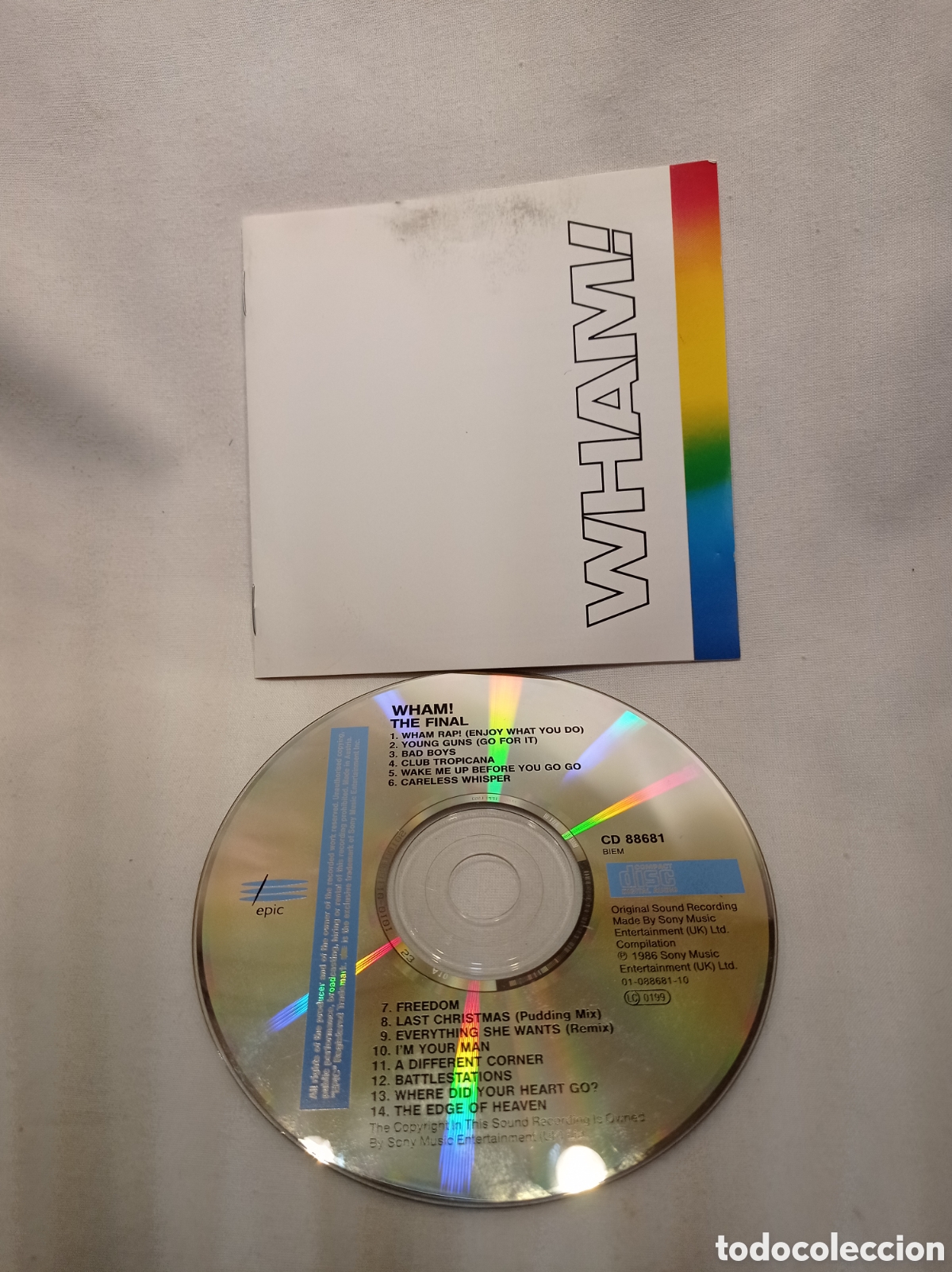 CDs de m&uacute;sica: CD WHAM! THE FINAL. SIN CAJA - Foto 1