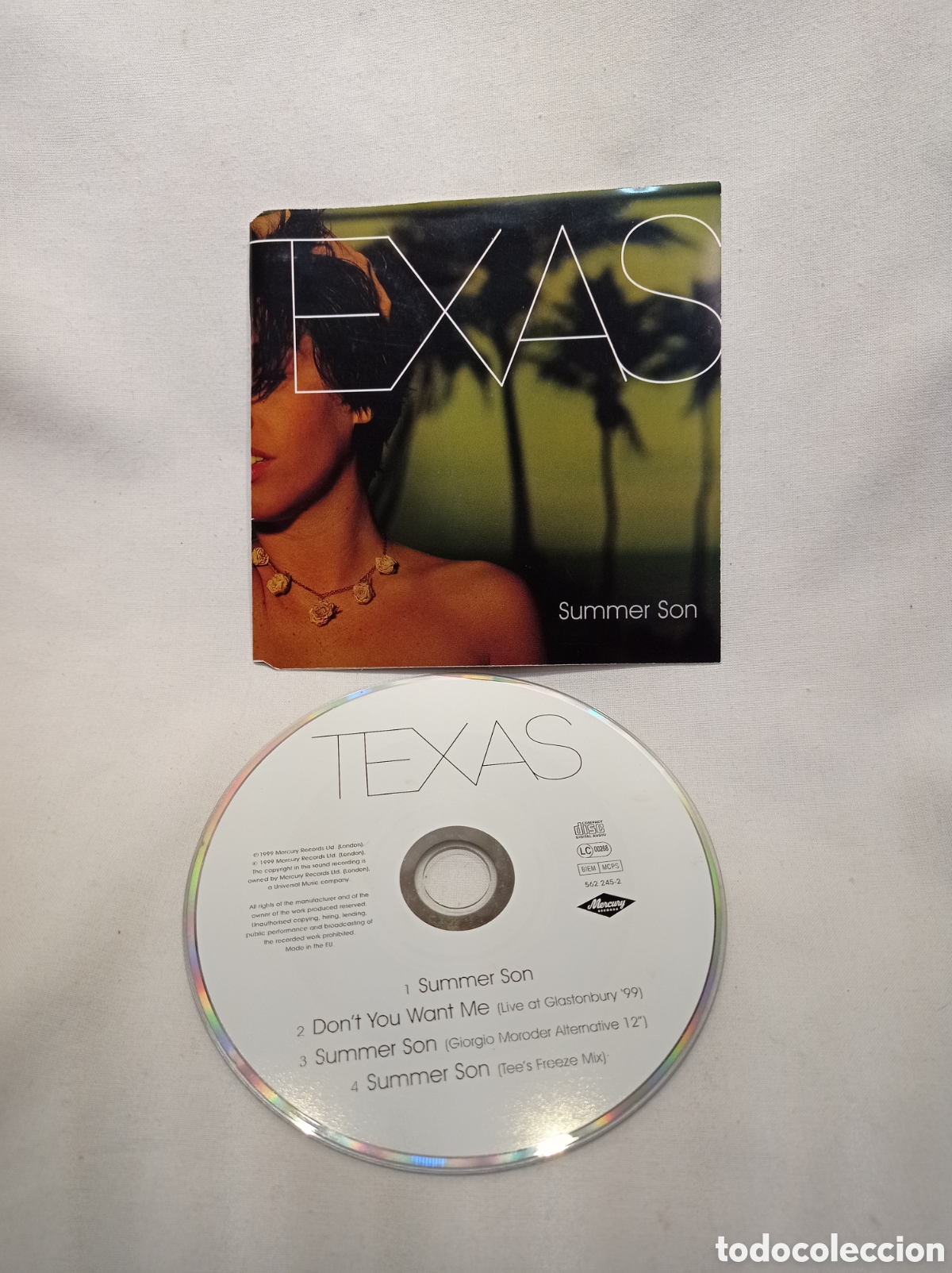 CDs de m&uacute;sica: CD SINGLE TEXAS SUMMER SON. SIN CAJA - Foto 1