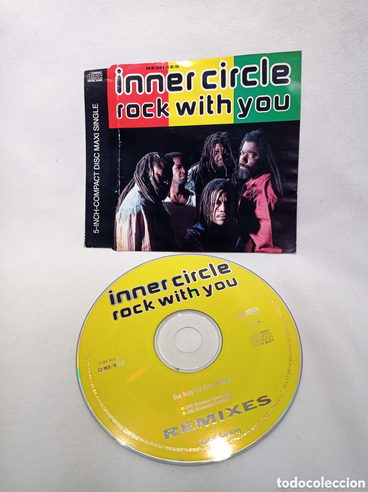 CDs de m&uacute;sica: CD MAXI SINGLE INNER CIRCLE ROCK WITH YOU. SIN CAJA - Foto 1
