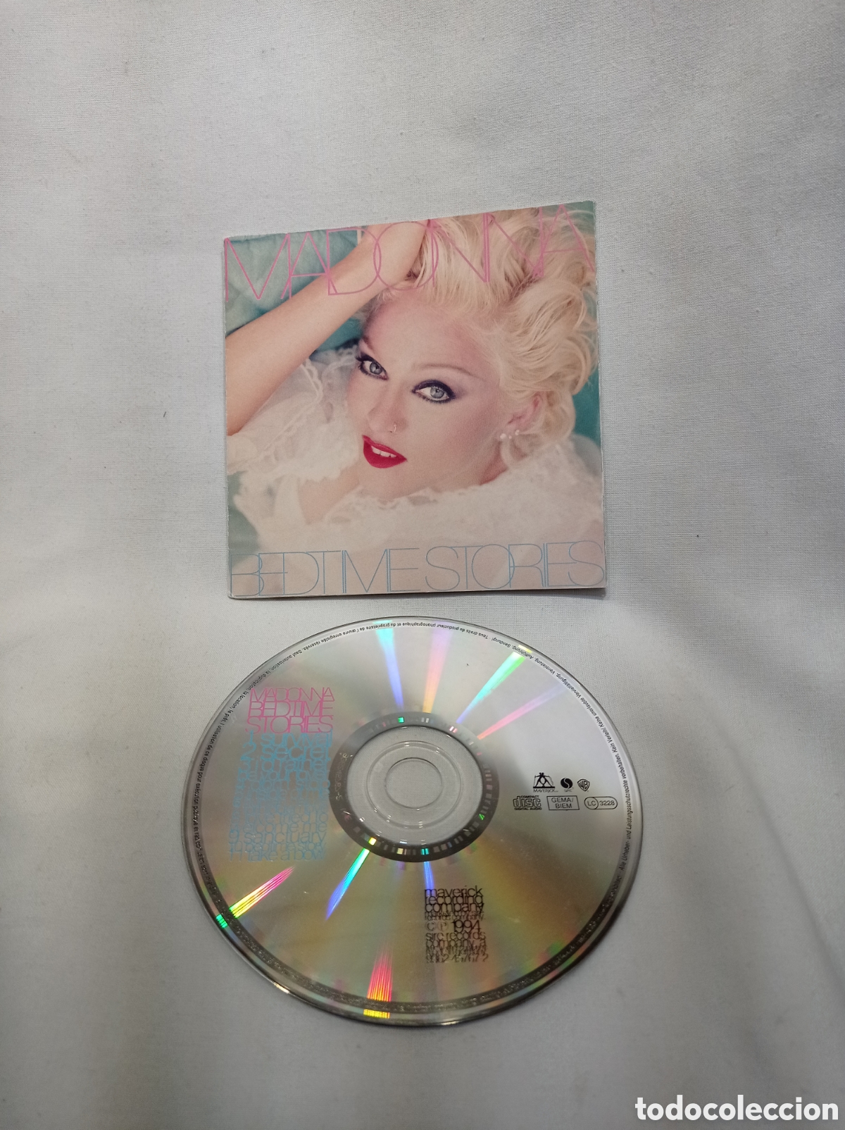 CDs de m&uacute;sica: CD MADONNA BED TIME STORIES. SIN CAJA - Foto 1