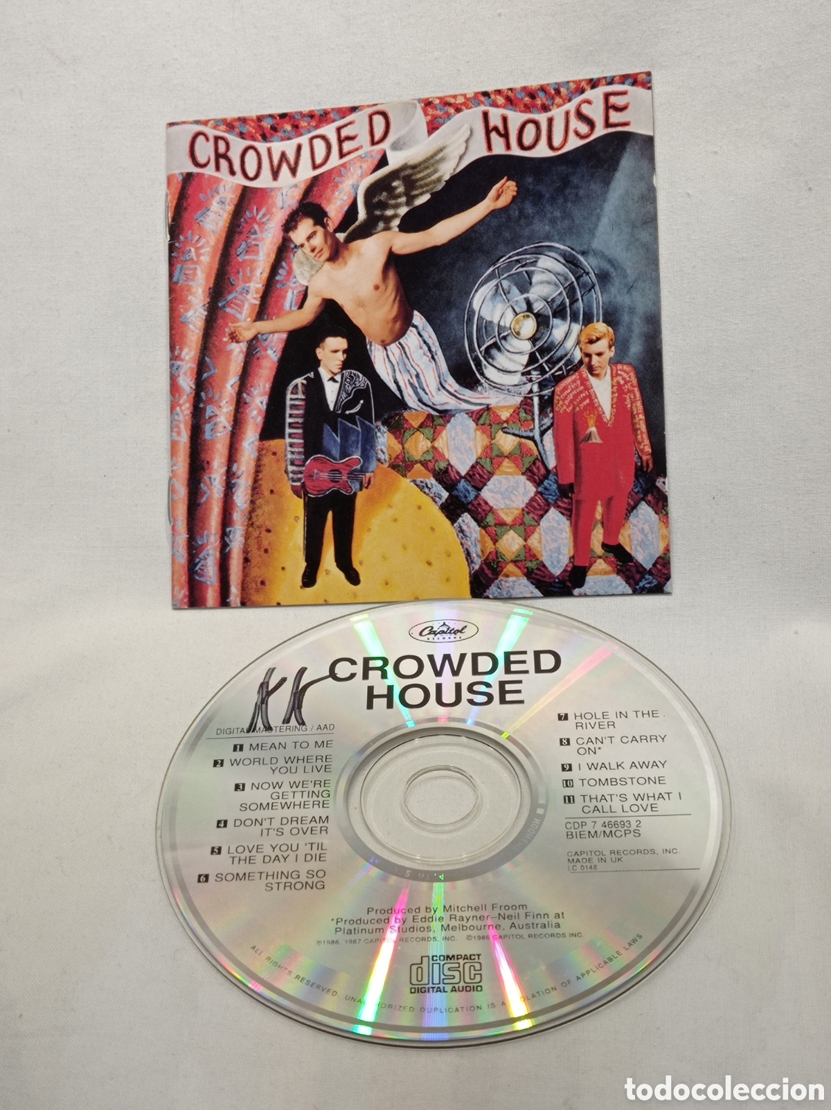 CDs de m&uacute;sica: CD CROWDED HOUSE. 1986. SIN CAJA - Foto 1