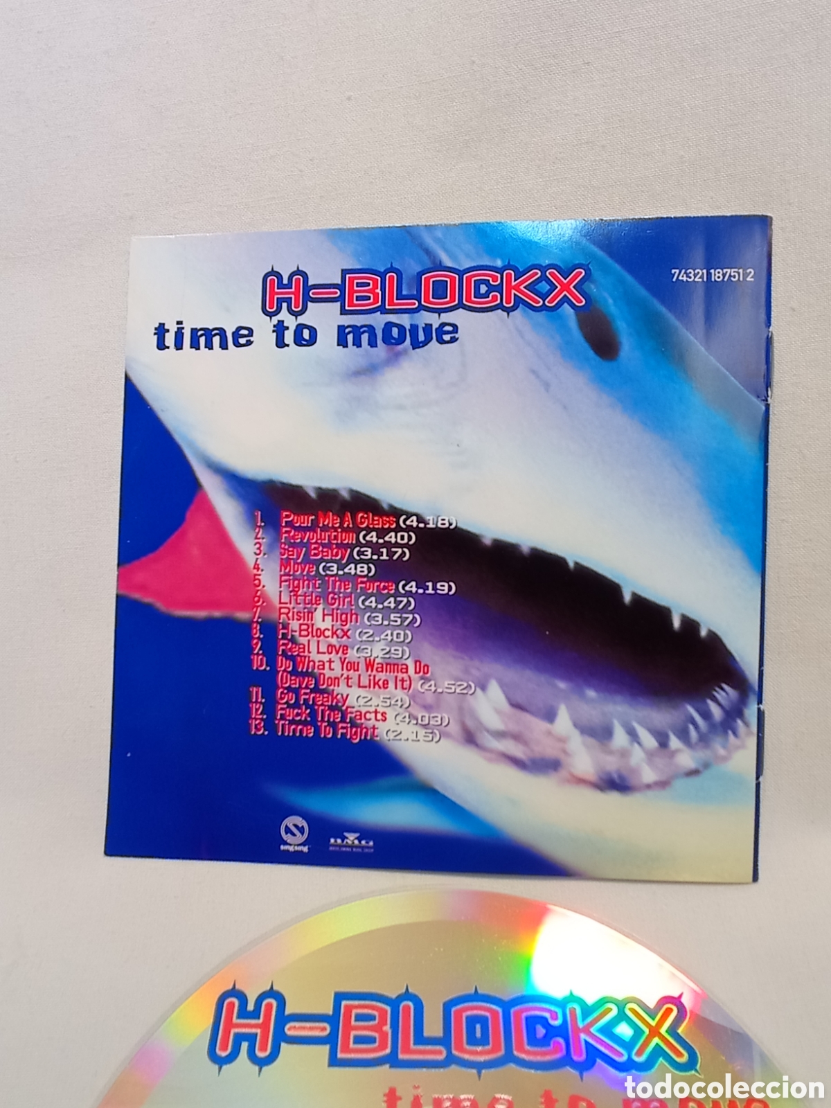 CDs de m&uacute;sica: CD H- BLOCKX. TIME TO MOVE. SIN CAJA - Foto 2