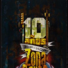 CDs de Música: 10 AÑOS DE HIP HOP ZONA BRUTA 2 CDS + 2 DVDS