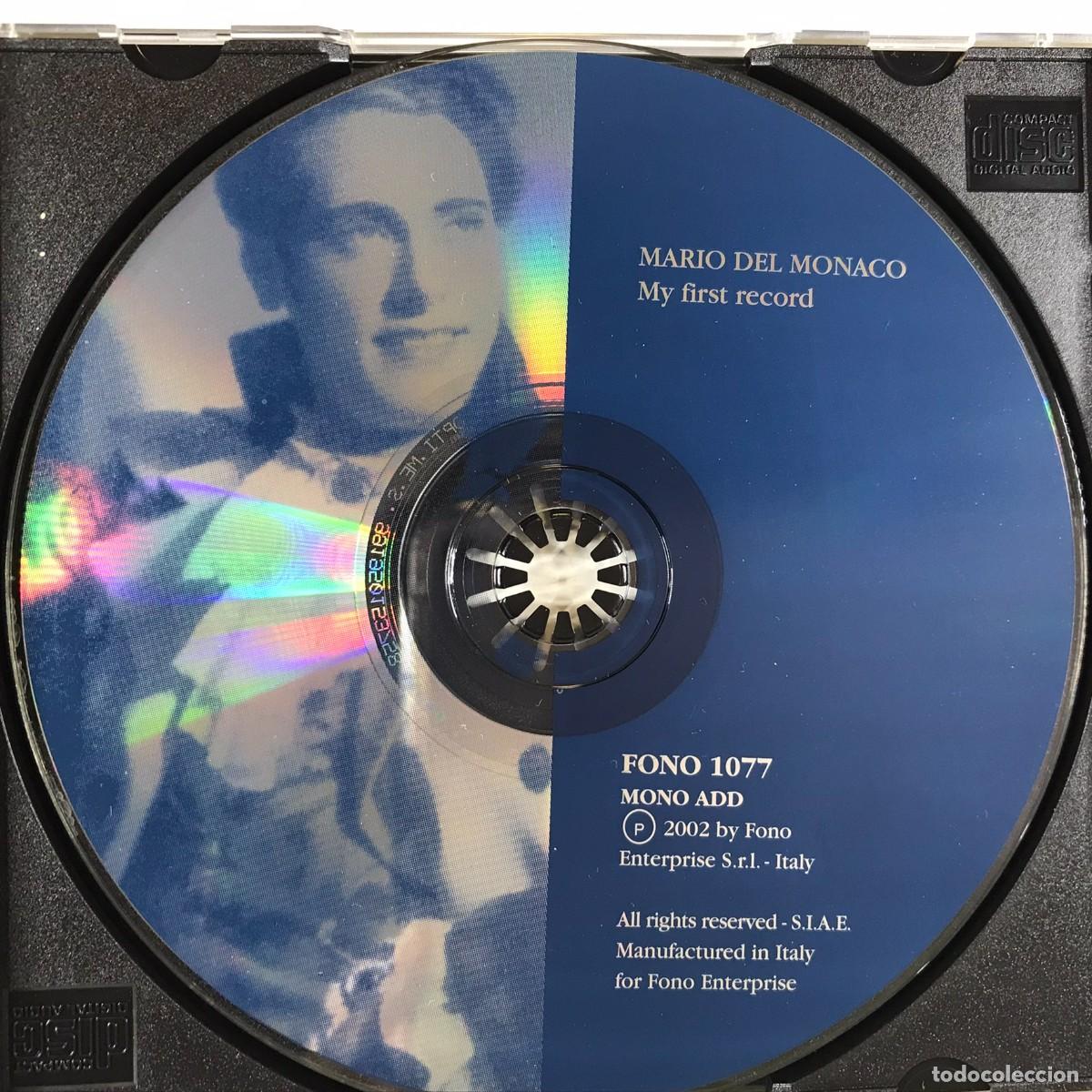 CDs de m&uacute;sica: Mario del M&oacute;naco ● My First Record ● CD, Compilation - Limited Edition N&ordm; 660/2000 - Foto 4