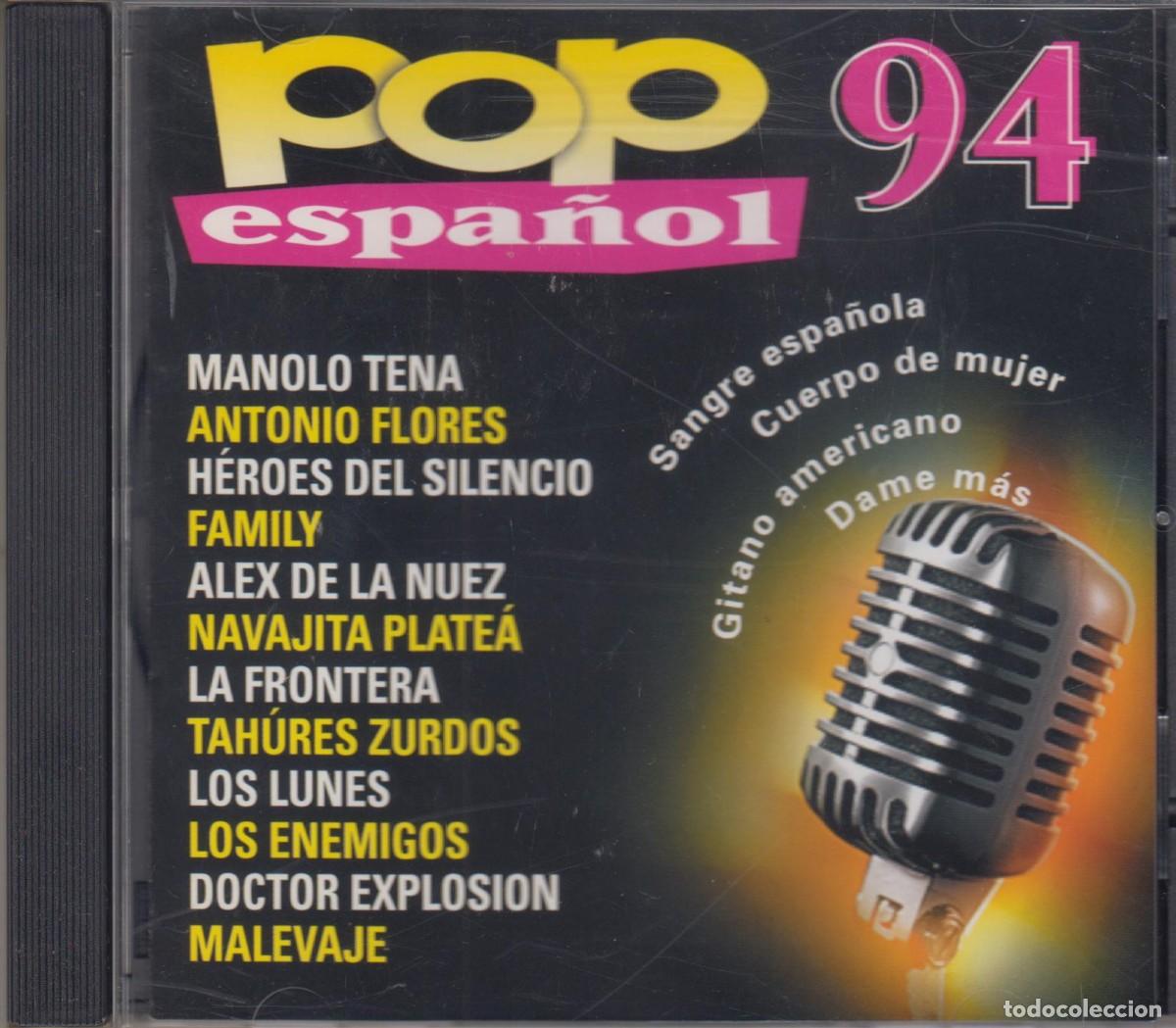 pop español 94 cd héroes del silencio manolo te - Compra venta en