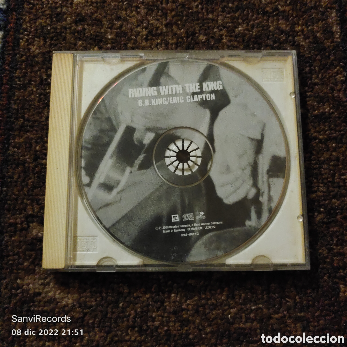 CDs de m&uacute;sica: B.B.KING/ERIC CLAPTON: RIDING WITH THE KING - Foto 1