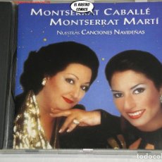CDs de Música: MONTSERRAT CABALLÉ, MARTÍ, NUESTRAS CANCIONES NAVIDEÑAS CD BMG 1996 VILLANCICOS NAVIDAD MUY BUEN EST. Lote 380749879