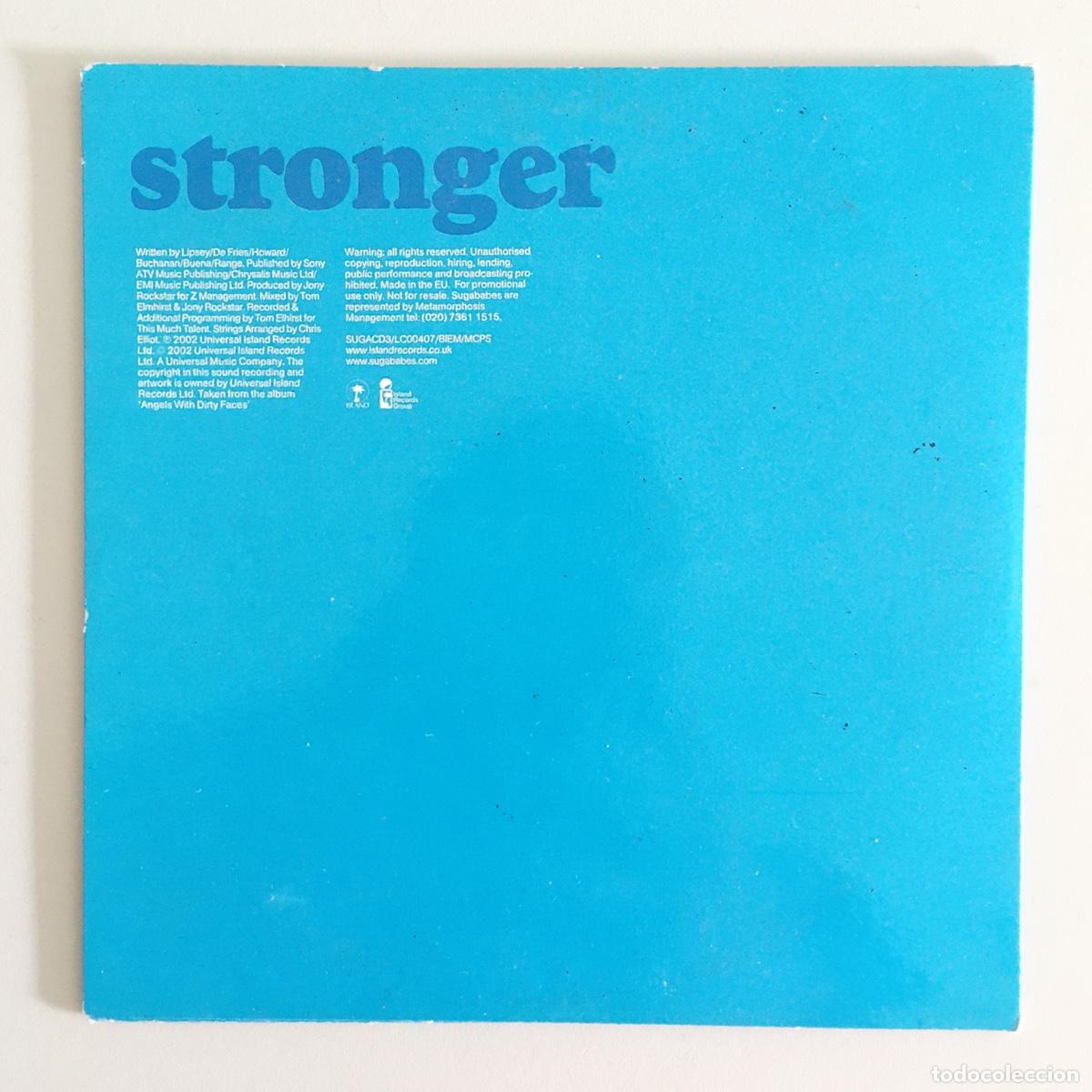CDs de m&uacute;sica: CD - SUGABABES - STRONGER - SINGLE PROMOCIONAL 2002 - Foto 2