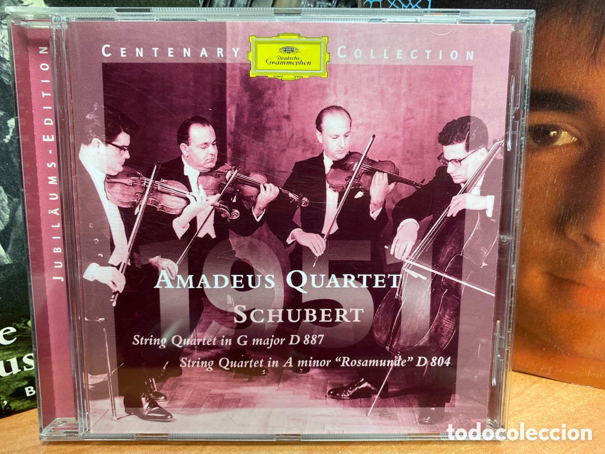 CDs de m&uacute;sica: Schubert - Amadeus Quartett - String Quartets D 887 & 804 (CD) - Foto 1