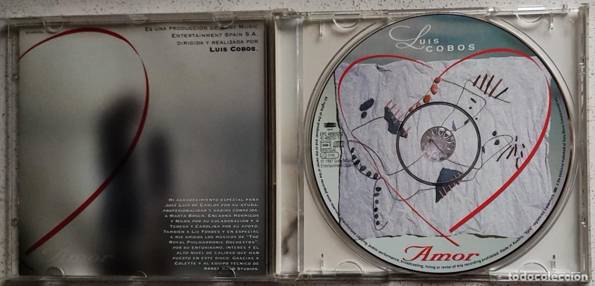 CDs de m&uacute;sica: LUIS COBOS - AMOR (CD)1997 - 11 TEMAS - Foto 2