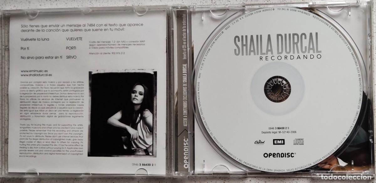 CDs de m&uacute;sica: SHAILA DURCAL - RECORDANDO (CD) 2006 - 12 TEMAS - Foto 2