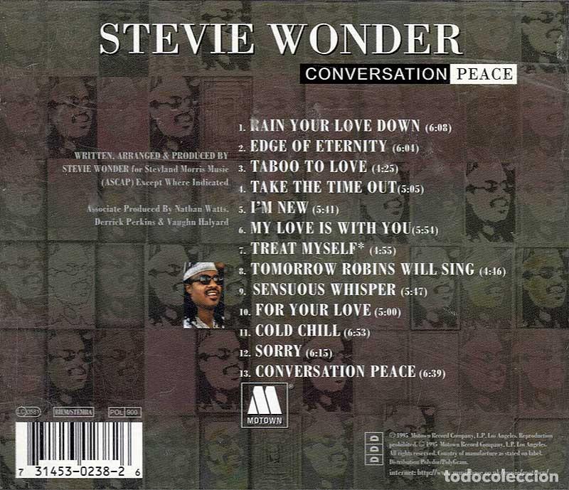 CDs de m&uacute;sica: Stevie Wonder - Conversation Peace. CD - Foto 2