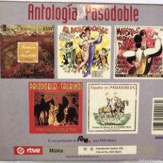 CDs de Música: ANTOLOGÍA DEL PASODOBLE ● RTVE MÚSICA - ASENSIO / GRAU / IBARBIA ● 5 X CD BOX 2002. Lote 380925569