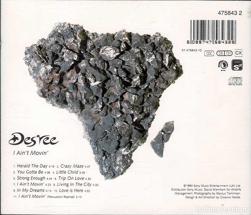 CDs de m&uacute;sica: Desree - I Aint Movin. CD - Foto 2