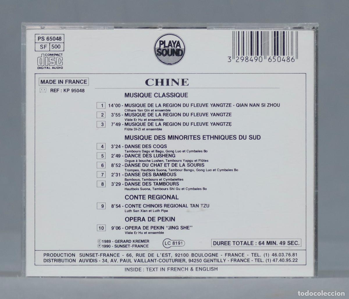 CDs de m&uacute;sica: CD. Chine. Musique Classique - Foto 2