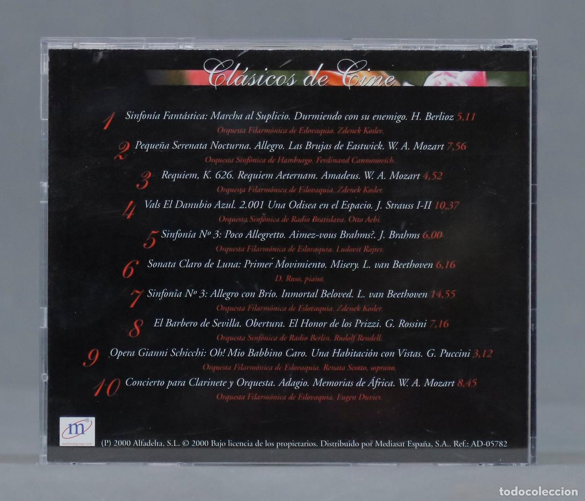 CDs de m&uacute;sica: CD. CLASICOS DEL CINE - Foto 2