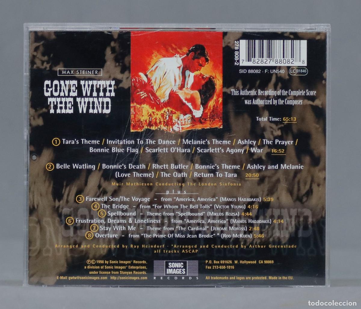 CDs de m&uacute;sica: CD. Max Steiner &ndash; Gone With The Wind - Foto 2