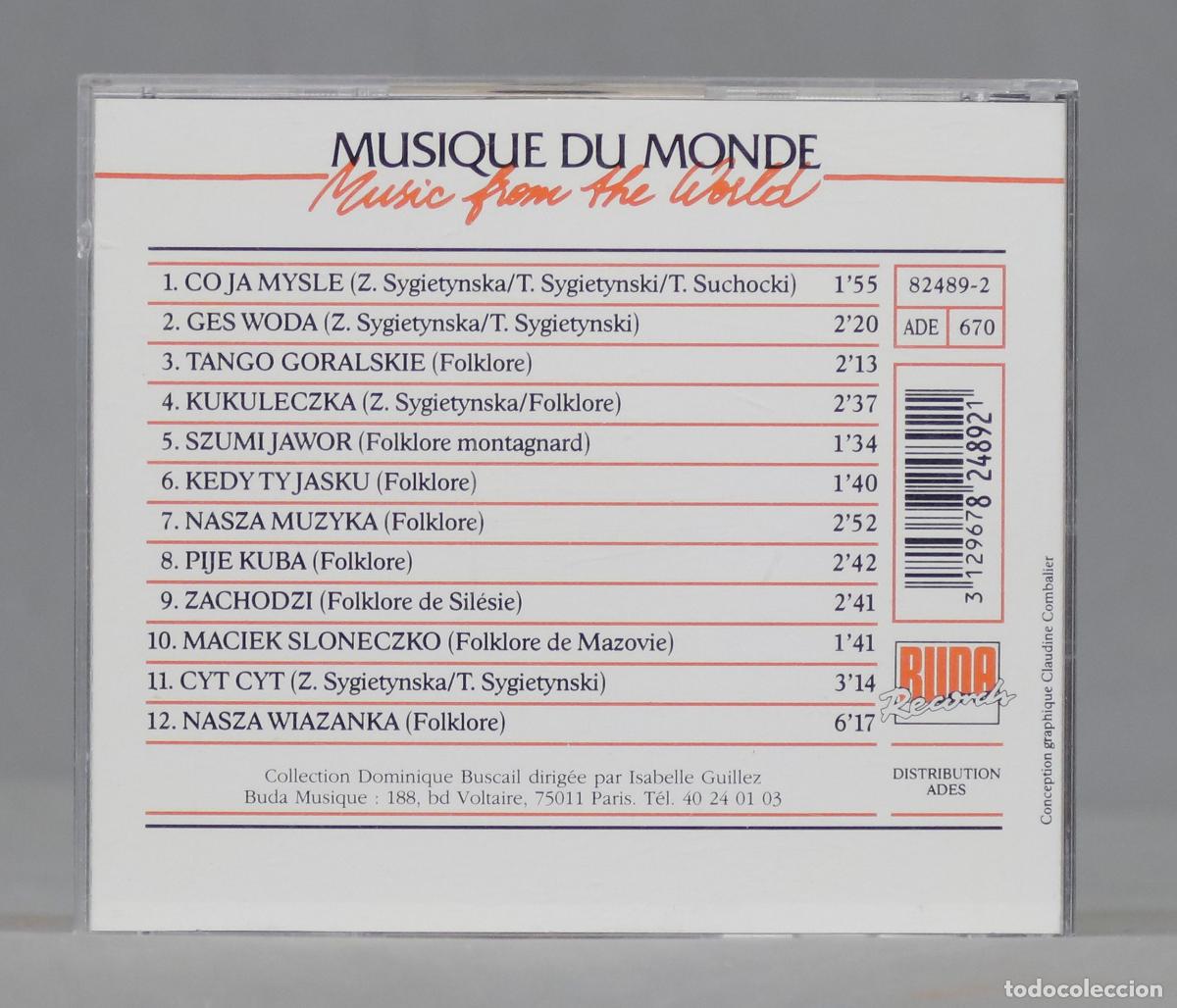 CDs de m&uacute;sica: CD. Ensemble Zawsze &ndash; Chants Traditionnels De Pologne - Foto 2