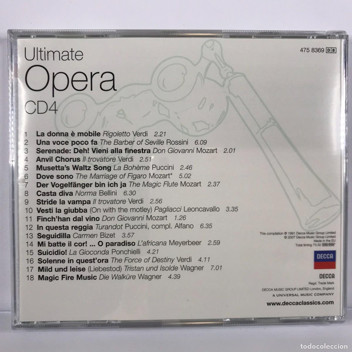 CDs de m&uacute;sica: Ultimate Opera ● The Essential Masterpieces ● 5 x CD, Compilation Box Set 2007 - Foto 13