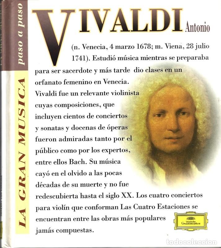 CDs de m&uacute;sica: VIVALDI ANTONIO (LIBRO CD) - Foto 1