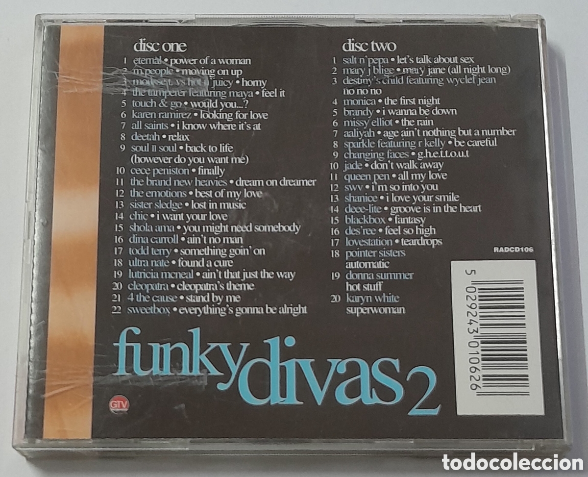 CDs de m&uacute;sica: FUNKY DIVAS 2 - 2 CD - Foto 2