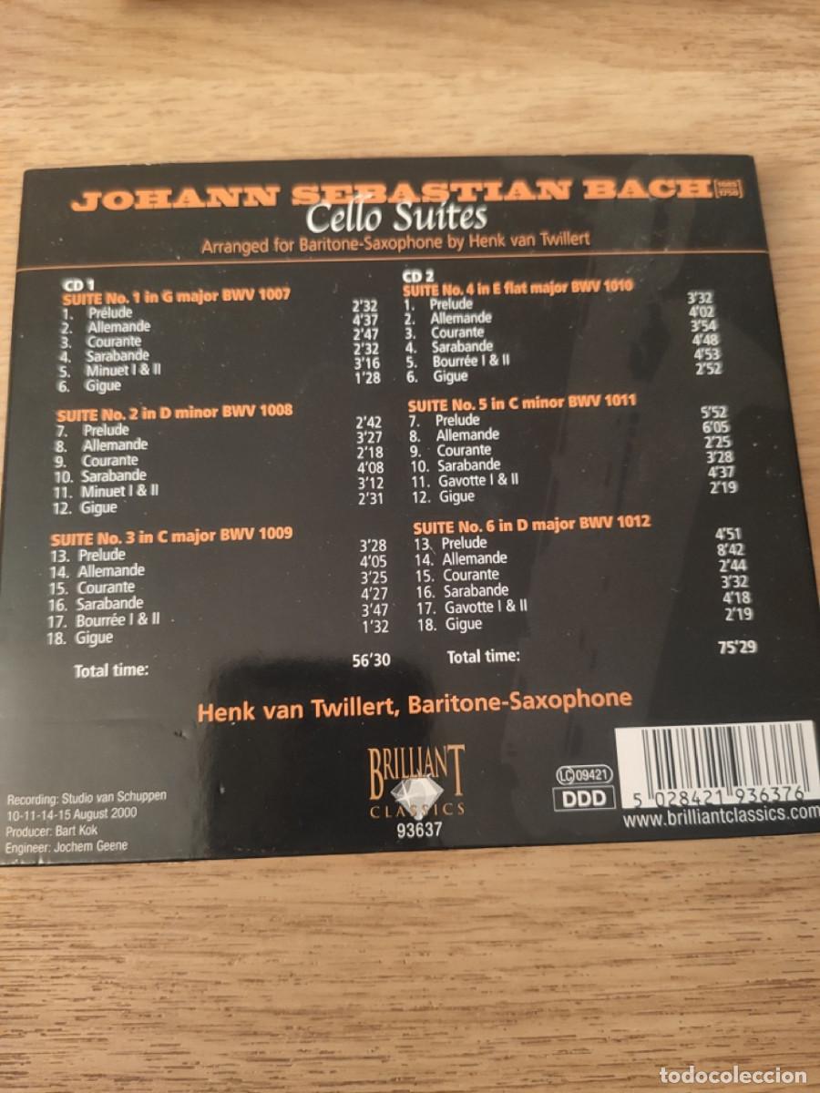 CDs de m&uacute;sica: Bach Cello Suites Henk van Twillert - Foto 2