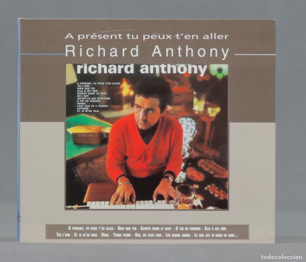 CDs de m&uacute;sica: 2 CD. A Present Tu Peux T&acute;en Aller Richard Anthony - Foto 1
