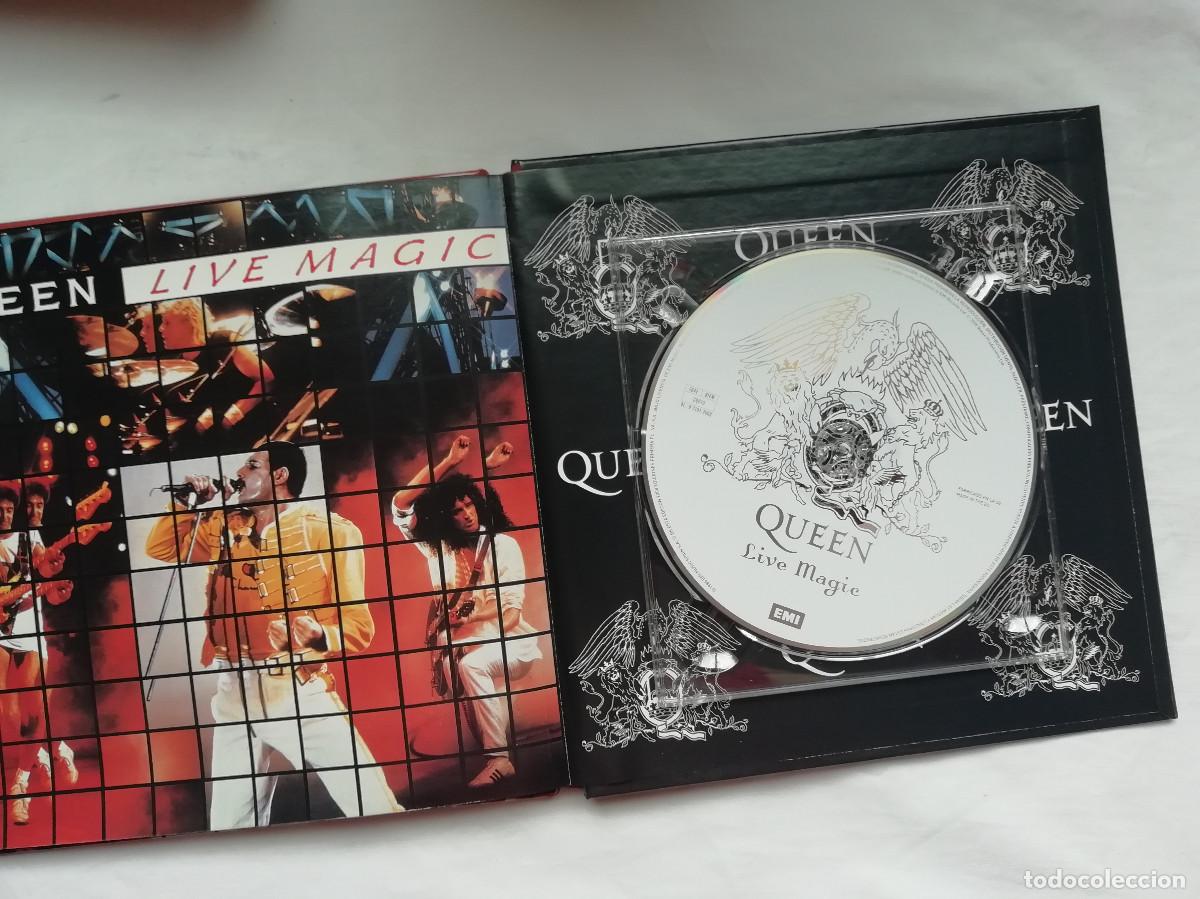 CDs de m&uacute;sica: QUEEN LIVE MAGIC LIBRO DISCO CD - Foto 4