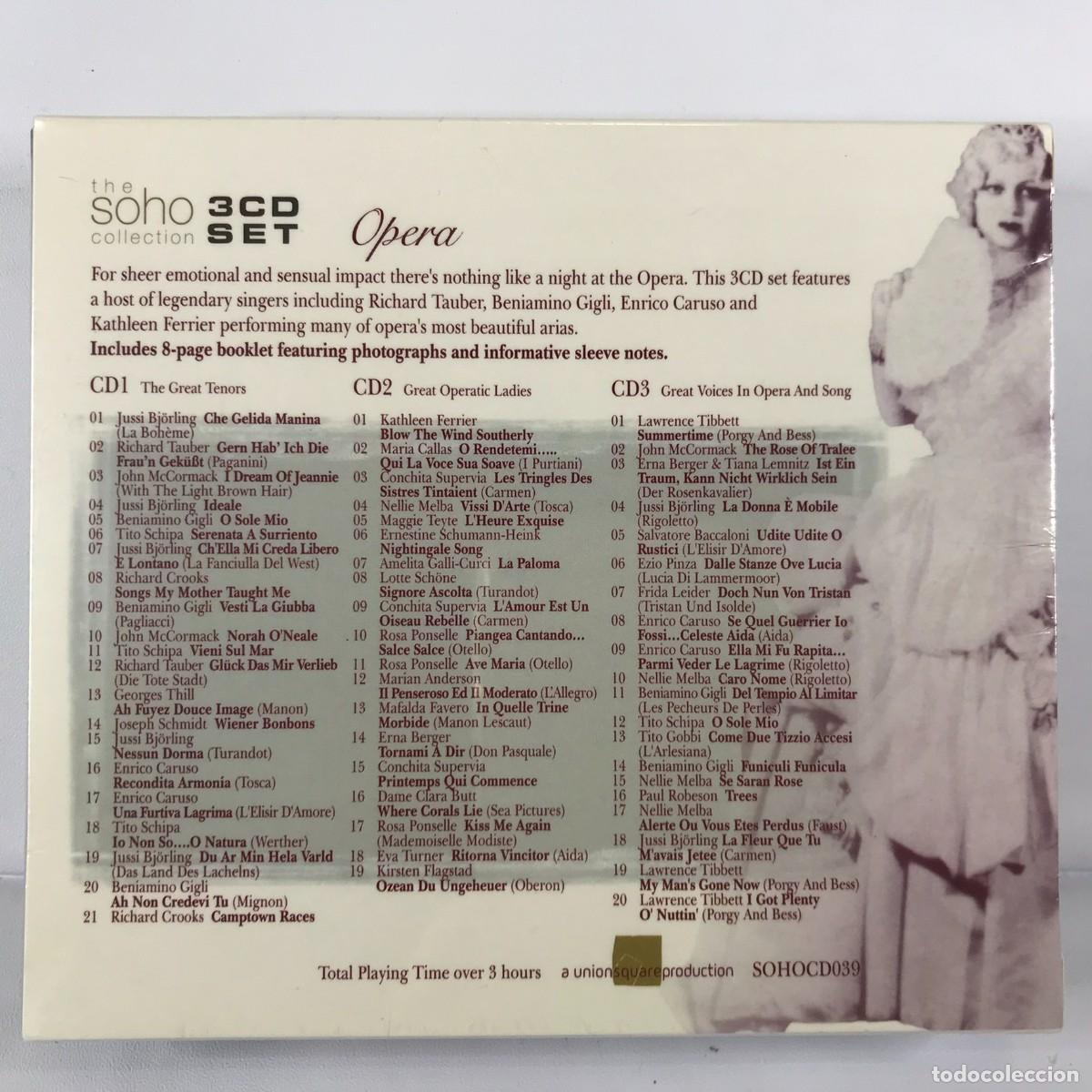 CDs de m&uacute;sica: Various Artists ● SOHO COLLECTION OPERA ● 3 x CD Compilation 2009 - Foto 3