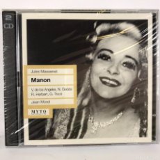 CDs de Música: VICTORIA DE LOS ÁNGELES, NICOLAI GEDDA ● JEAN MOREL - MANON ● CD NEW YORK 1959. Lote 381107264
