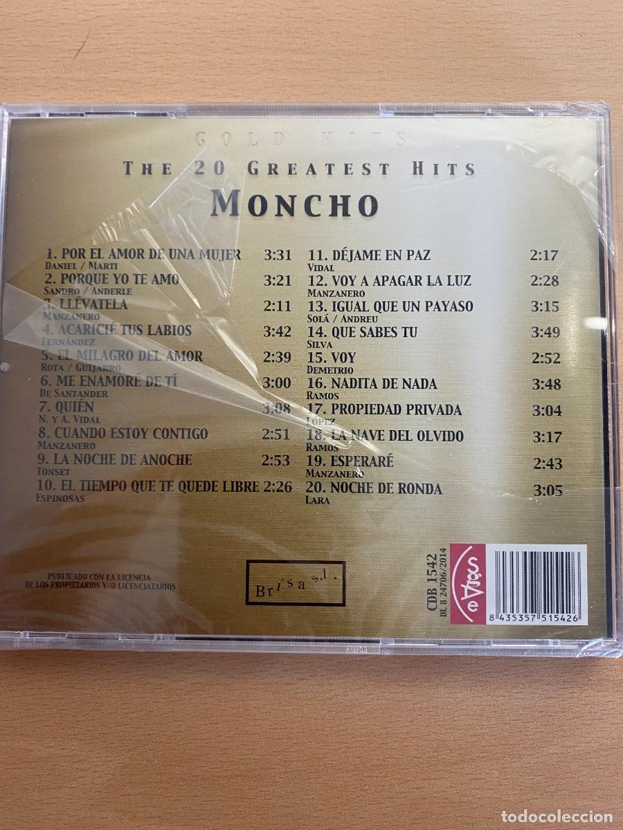 CDs de m&uacute;sica: MONCHO 20 GREATEST HITS - Foto 2