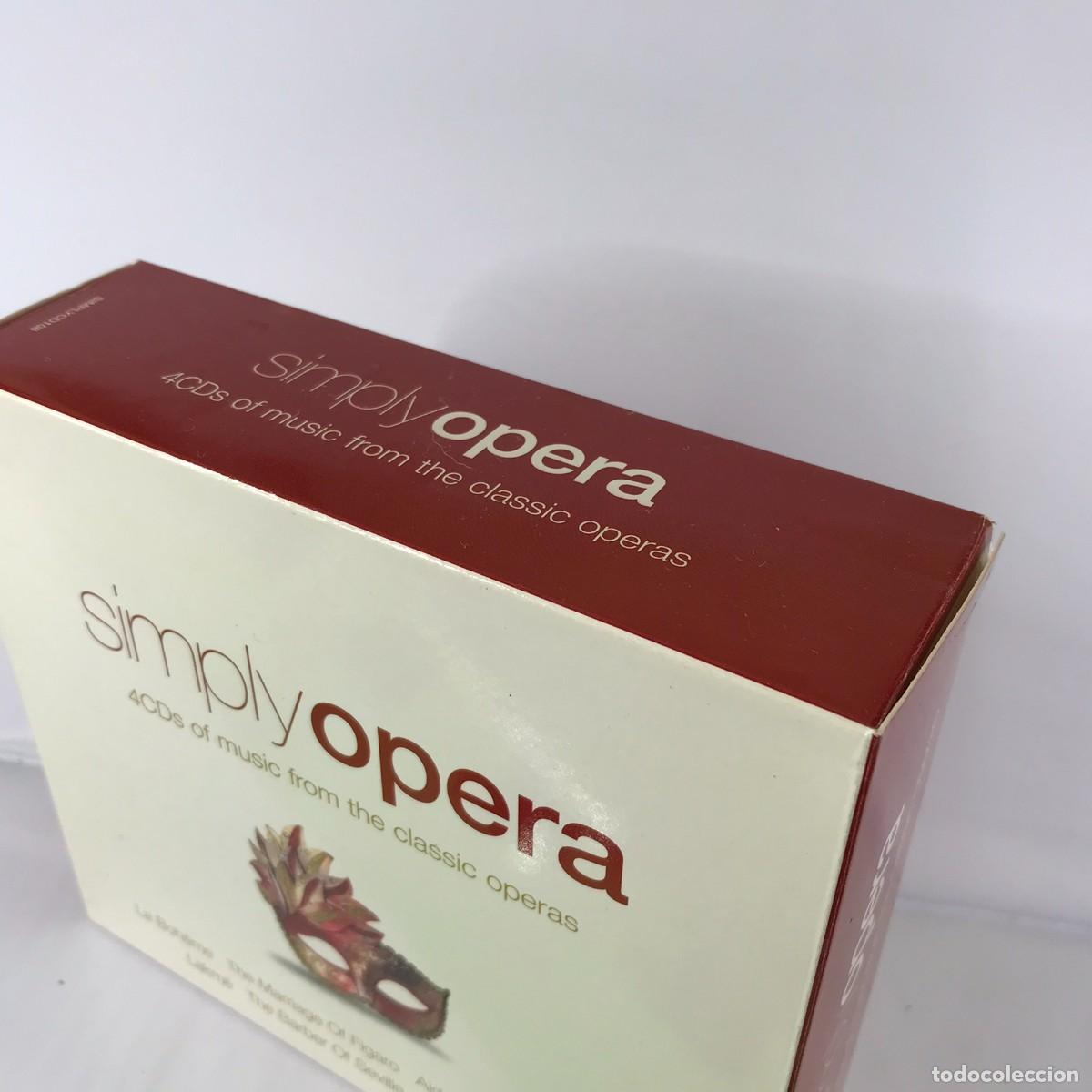 CDs de m&uacute;sica: Various ● Simply Opera ● 4 x CD 2012 - Foto 2
