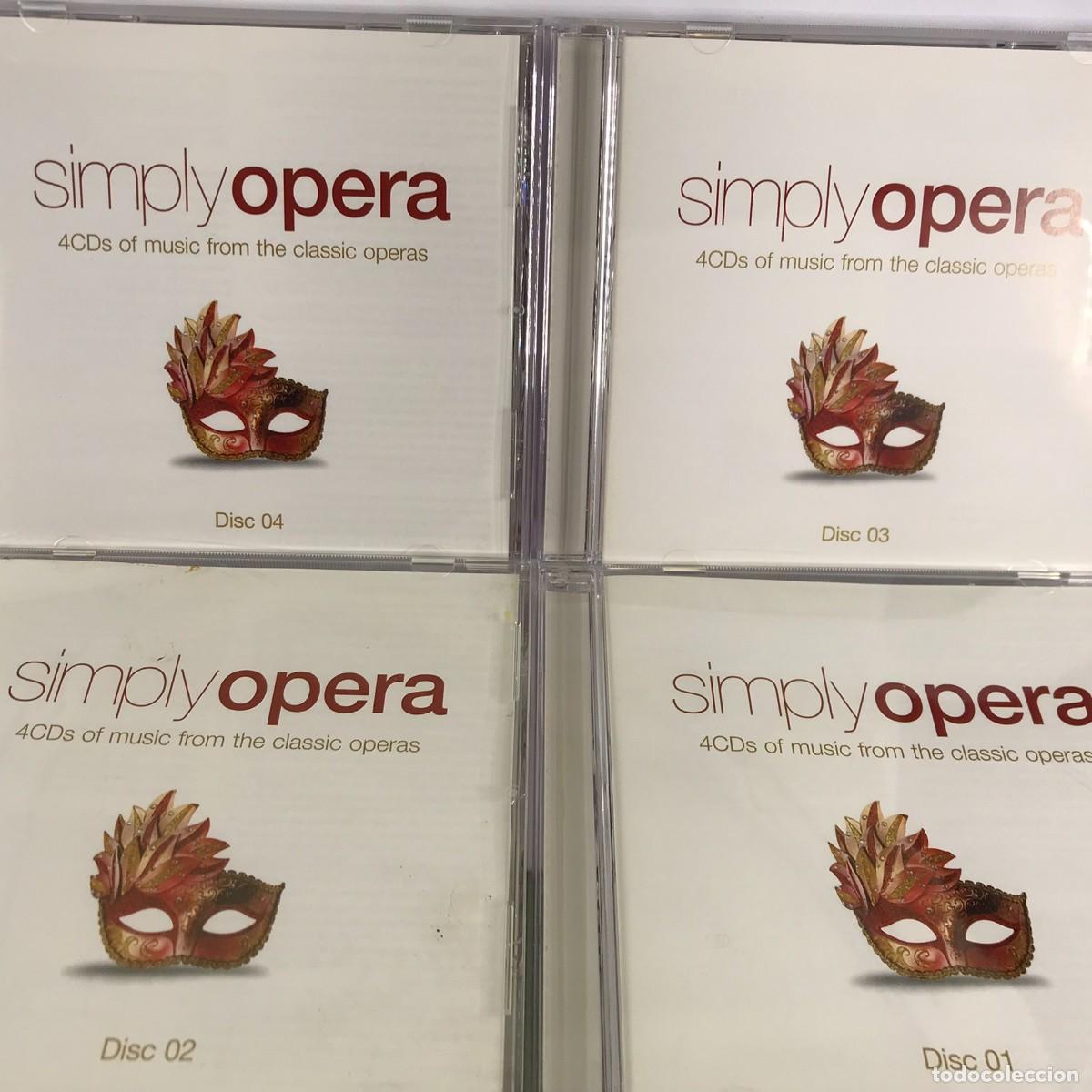 CDs de m&uacute;sica: Various ● Simply Opera ● 4 x CD 2012 - Foto 4