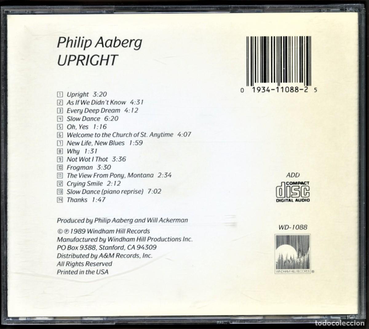 CDs de m&uacute;sica: CD Philip Aaberg, Upright. - Foto 2