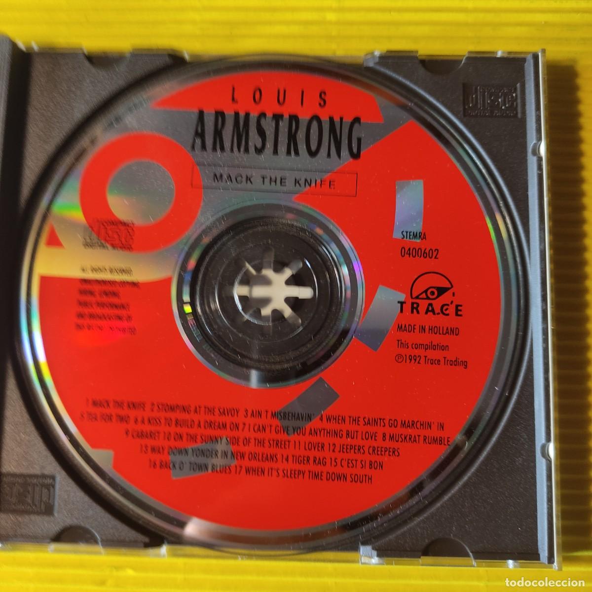 CDs de m&uacute;sica: CD ** LOUIS ARMSTRONG ** MACK THE KNIFE ** TRACE - Foto 3