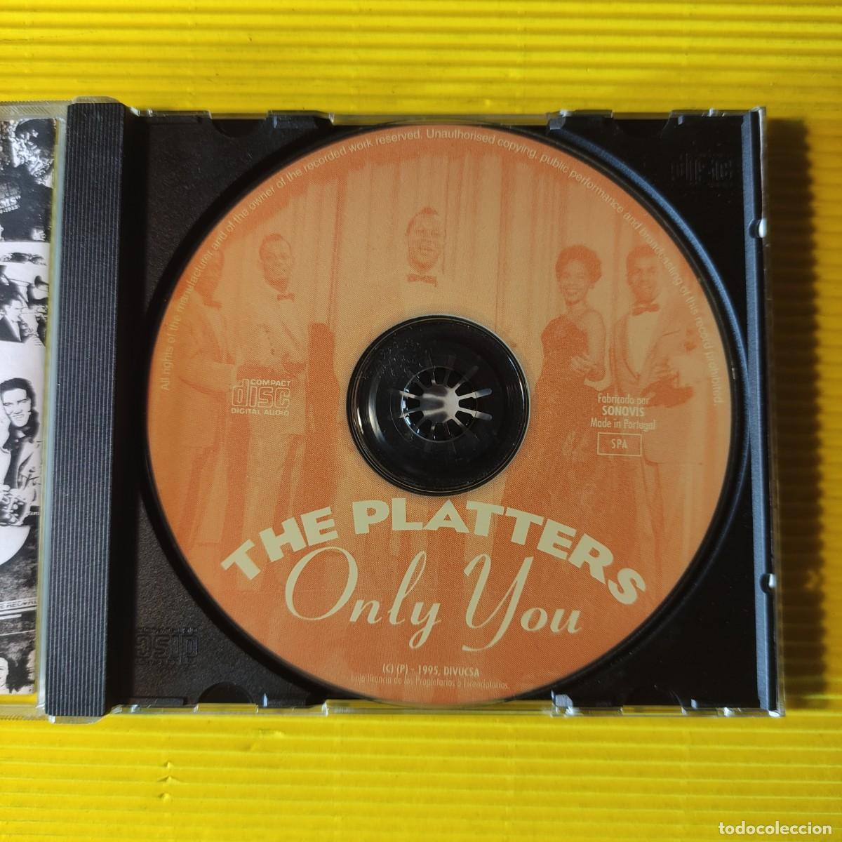 CDs de m&uacute;sica: CD ** THE PLATTERS ** ONLY YOU ** - Foto 2