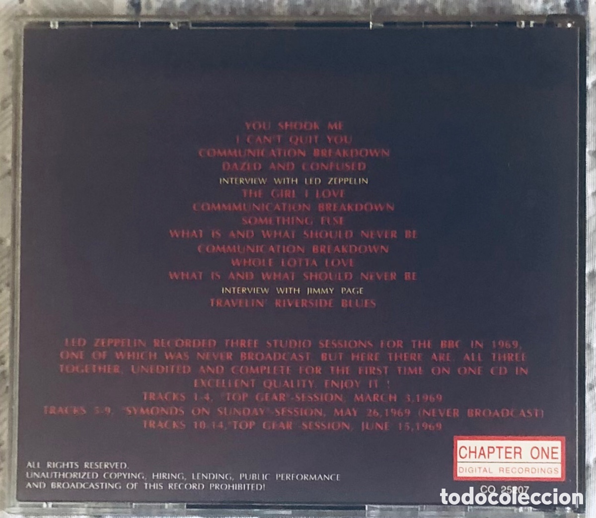 CDs de m&uacute;sica: Led Zeppelin: Radio Sessions - Foto 4