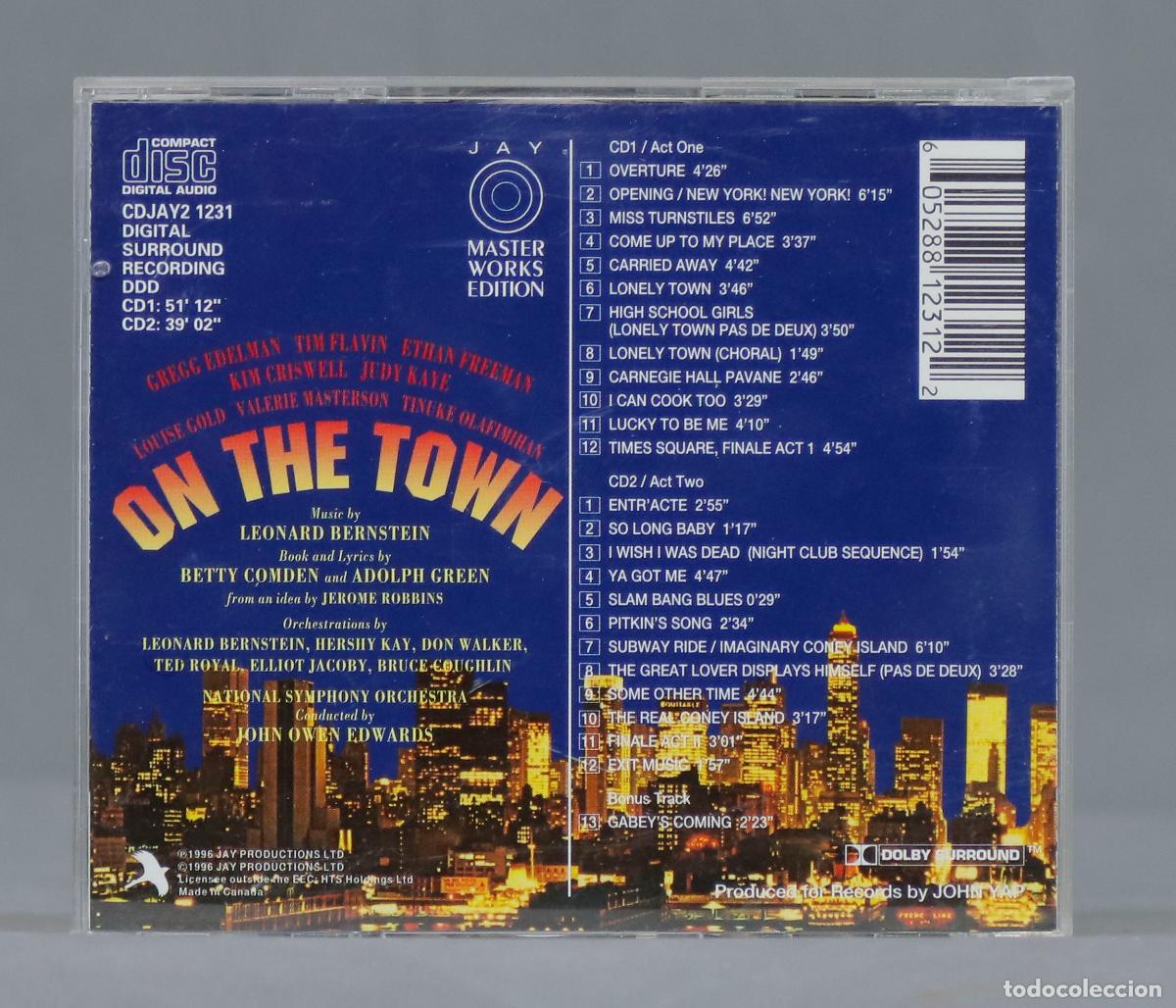 CDs de m&uacute;sica: 2 CD. Leonard Bernstein &ndash; On The Town - Foto 2