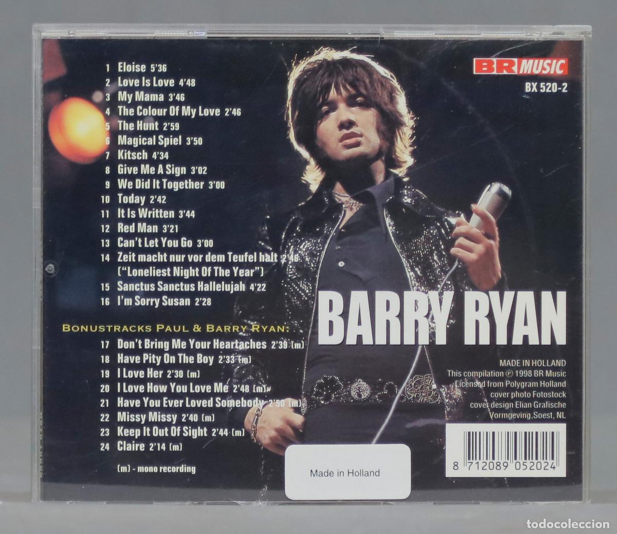 CDs de m&uacute;sica: CD. Barry Ryan &ndash; The Singles+ - Foto 2