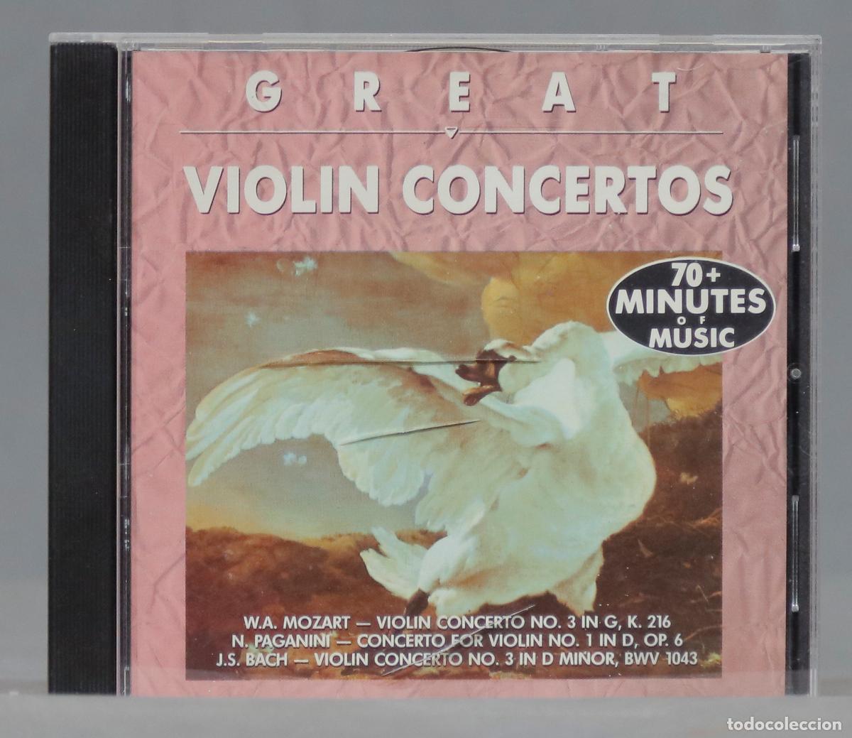 CDs de m&uacute;sica: CD. Great Violin Concertos - Foto 1