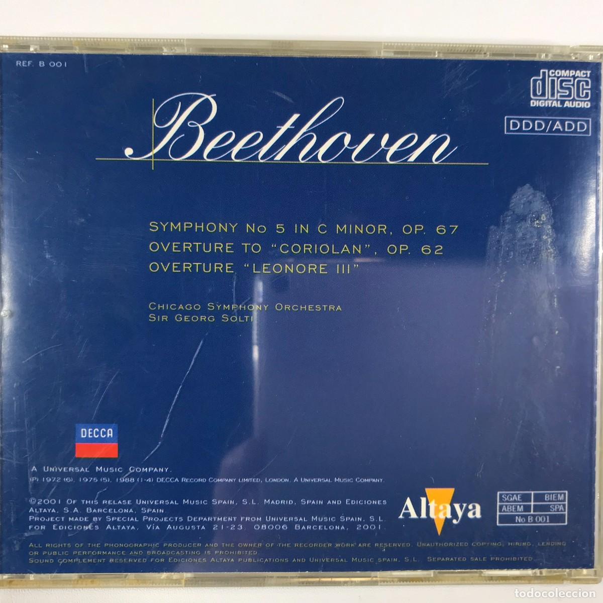 CDs de m&uacute;sica: Beethoven ● Solti &ndash; Symphonie 5 ● CD - Foto 3